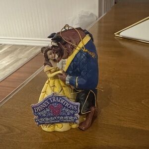 Disney Traditions Beauty and the Beast Ornament - Yellow and Blue